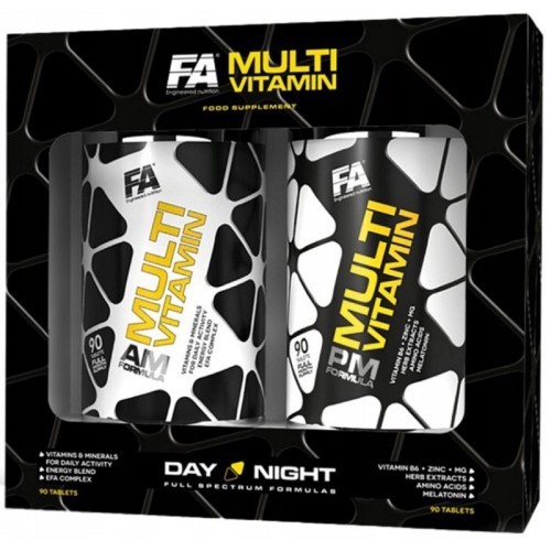 FA Nutrition MultiVitamin AM+PM, 180 Capsules